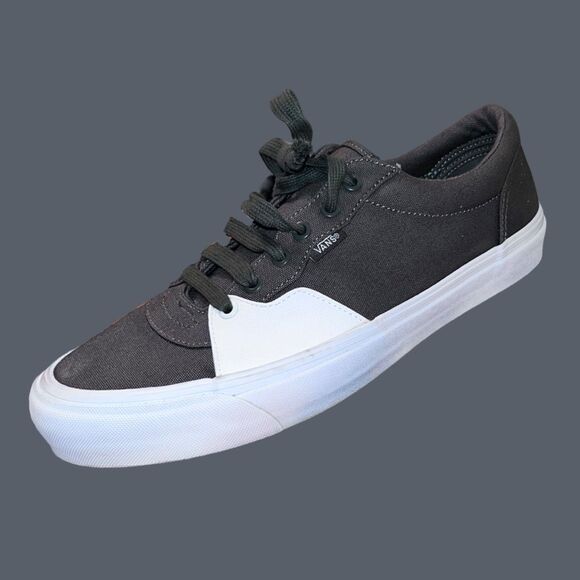 NWOB Vans Style 205 Dipped Trainer Sneakers Olive/True White Size 10.5 - Picture 2 of 10